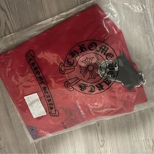 Chrome Hearts Red Graphic T-Shirt